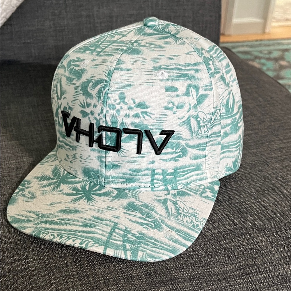 Double Portion Supply VH07V Tropical Snapback Hat Aloha NWOT